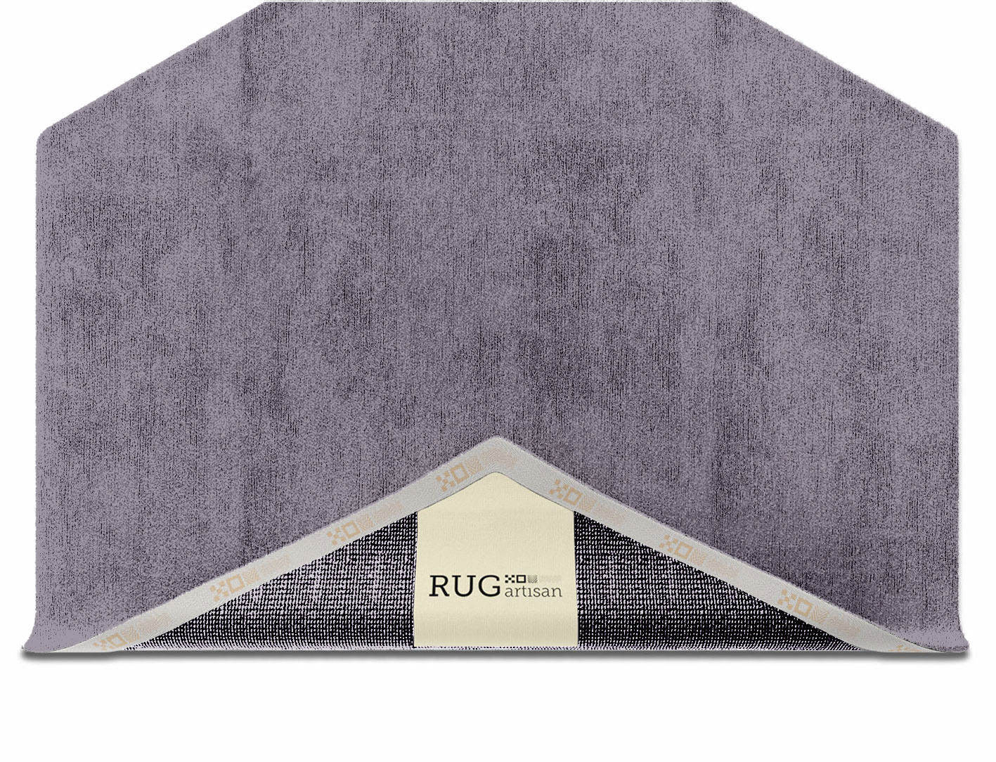 RA-EL10 Solid Colors Hexagon Hand Knotted Bamboo Silk Custom Rug by Rug Artisan