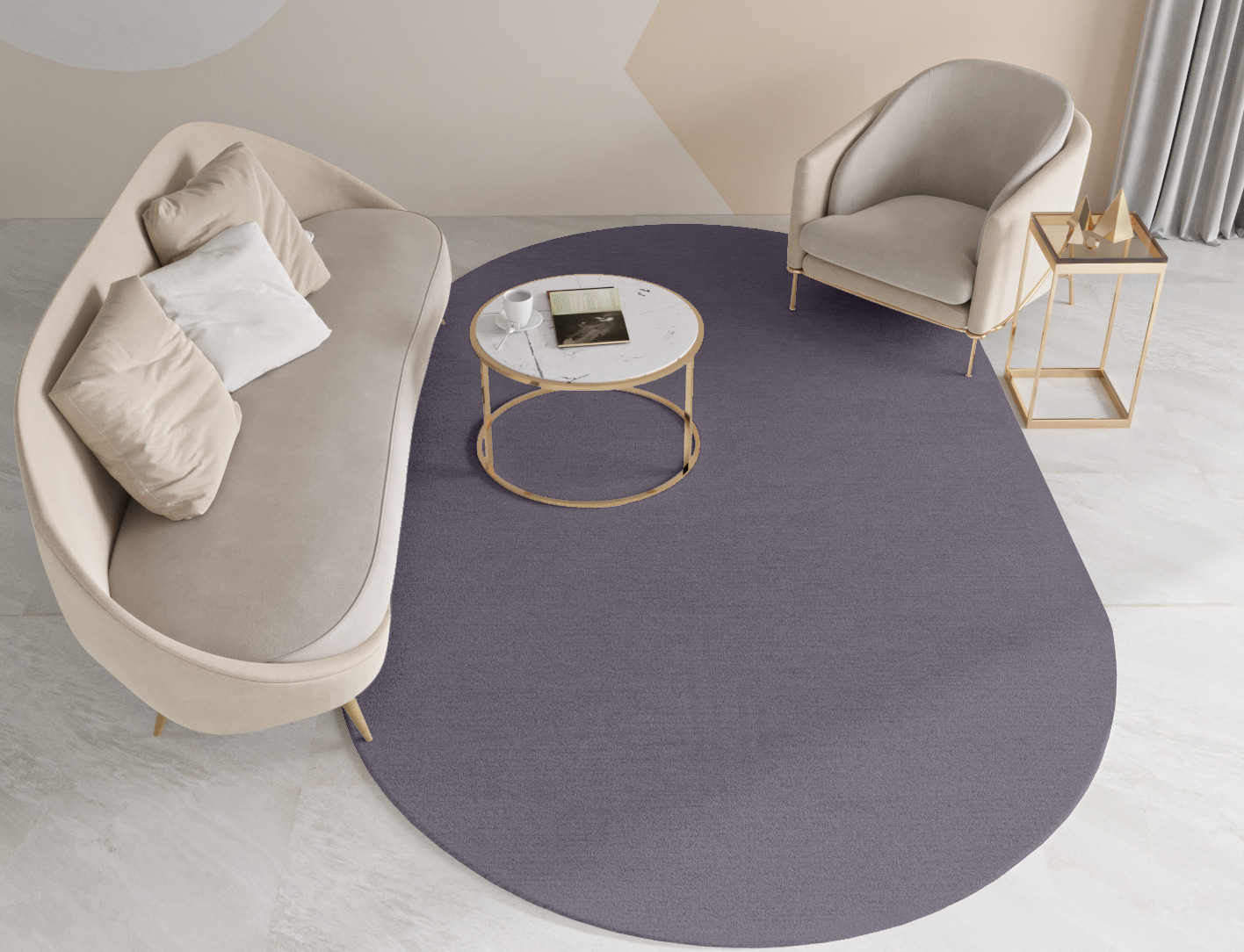 RA-EL10 Solid Colors Capsule Hand Tufted Pure Wool Custom Rug by Rug Artisan