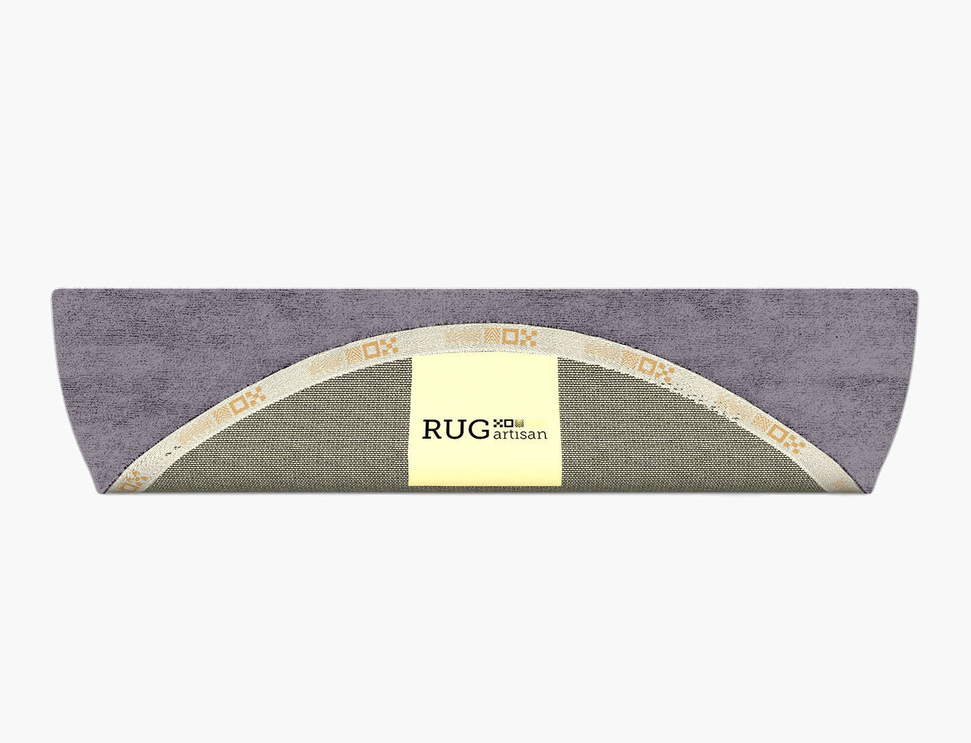 RA-EL10 Solid Colors Halfmoon Hand Tufted Bamboo Silk Custom Rug by Rug Artisan