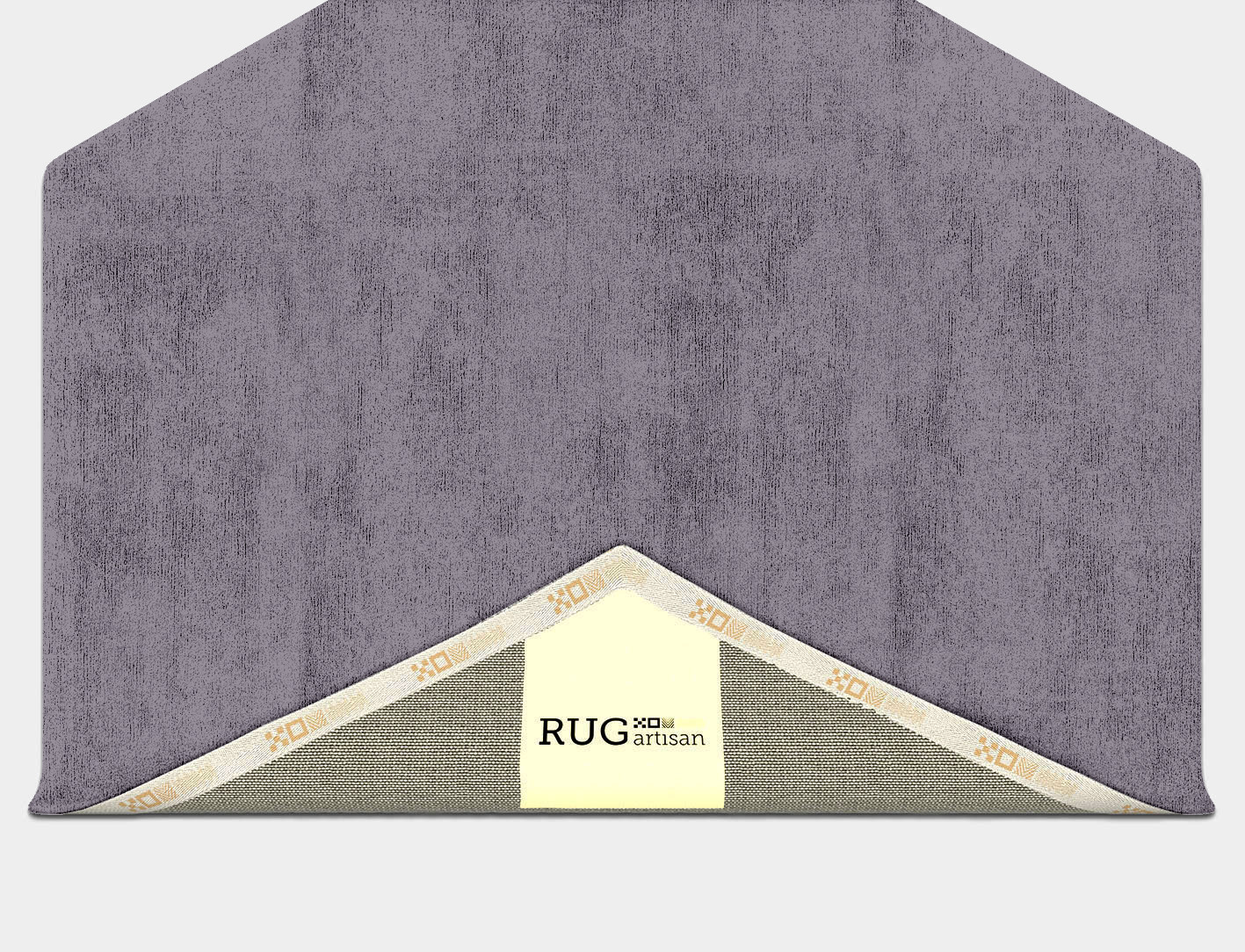 RA-EL10 Solid Colors Hexagon Hand Tufted Bamboo Silk Custom Rug by Rug Artisan