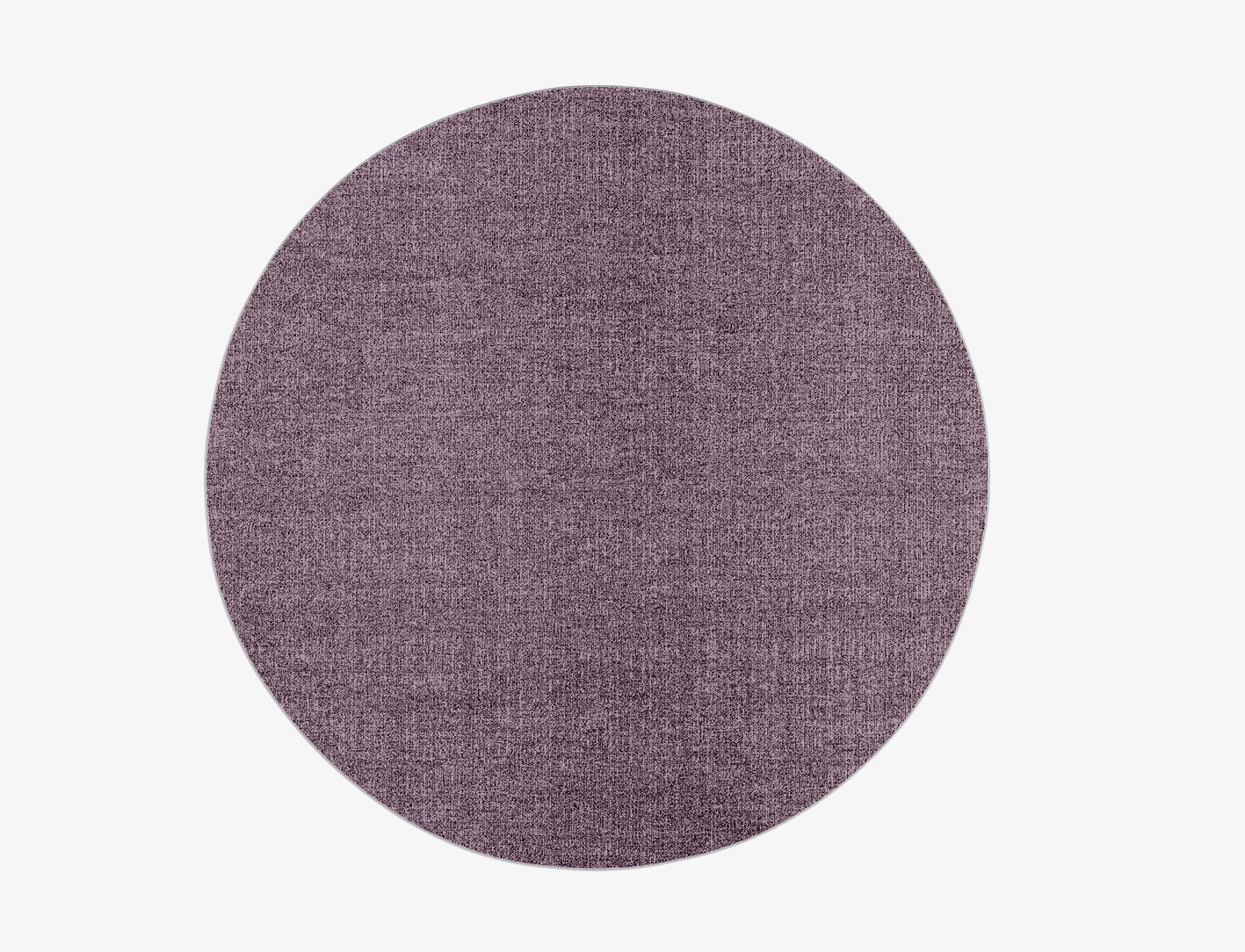 RA-EM08 Solid Colors Round Flatweave New Zealand Wool Custom Rug by Rug Artisan