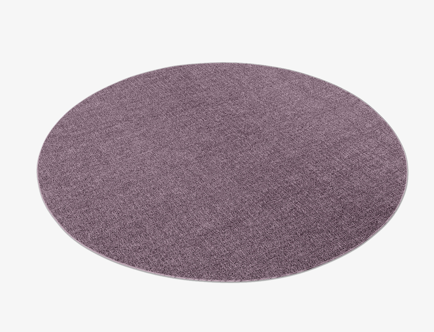 RA-EM08 Solid Colors Round Flatweave New Zealand Wool Custom Rug by Rug Artisan