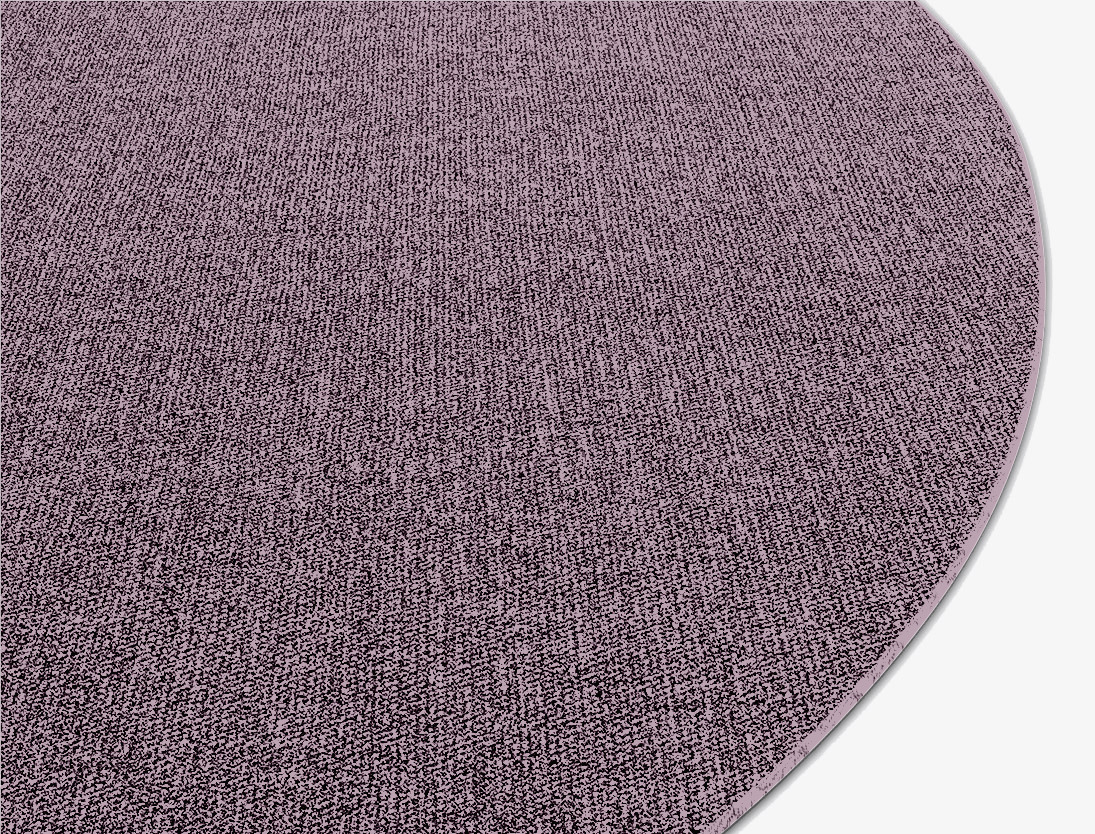 RA-EM08 Solid Colors Round Flatweave New Zealand Wool Custom Rug by Rug Artisan