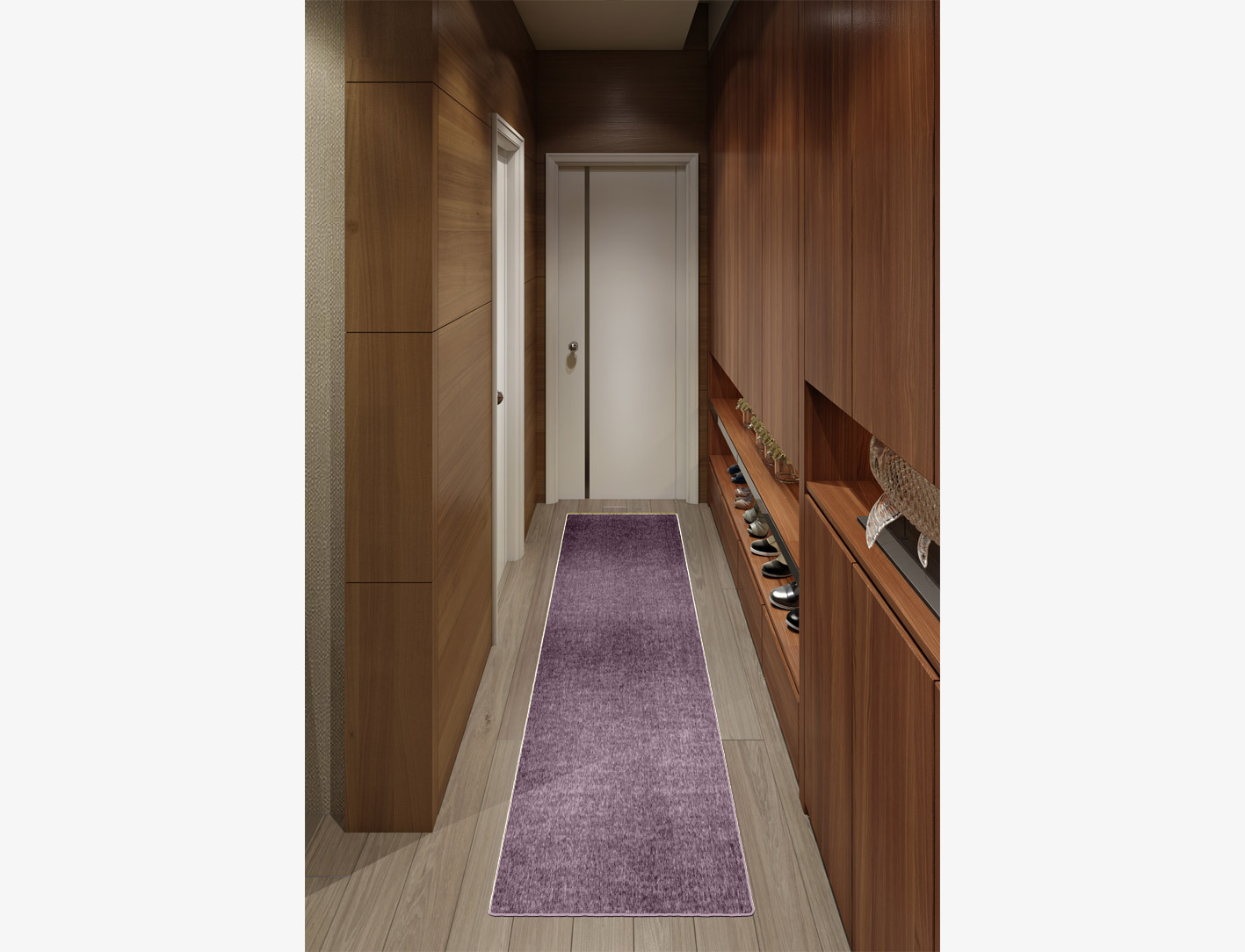 RA-EM08 Solid Colors Runner Flatweave New Zealand Wool Custom Rug by Rug Artisan