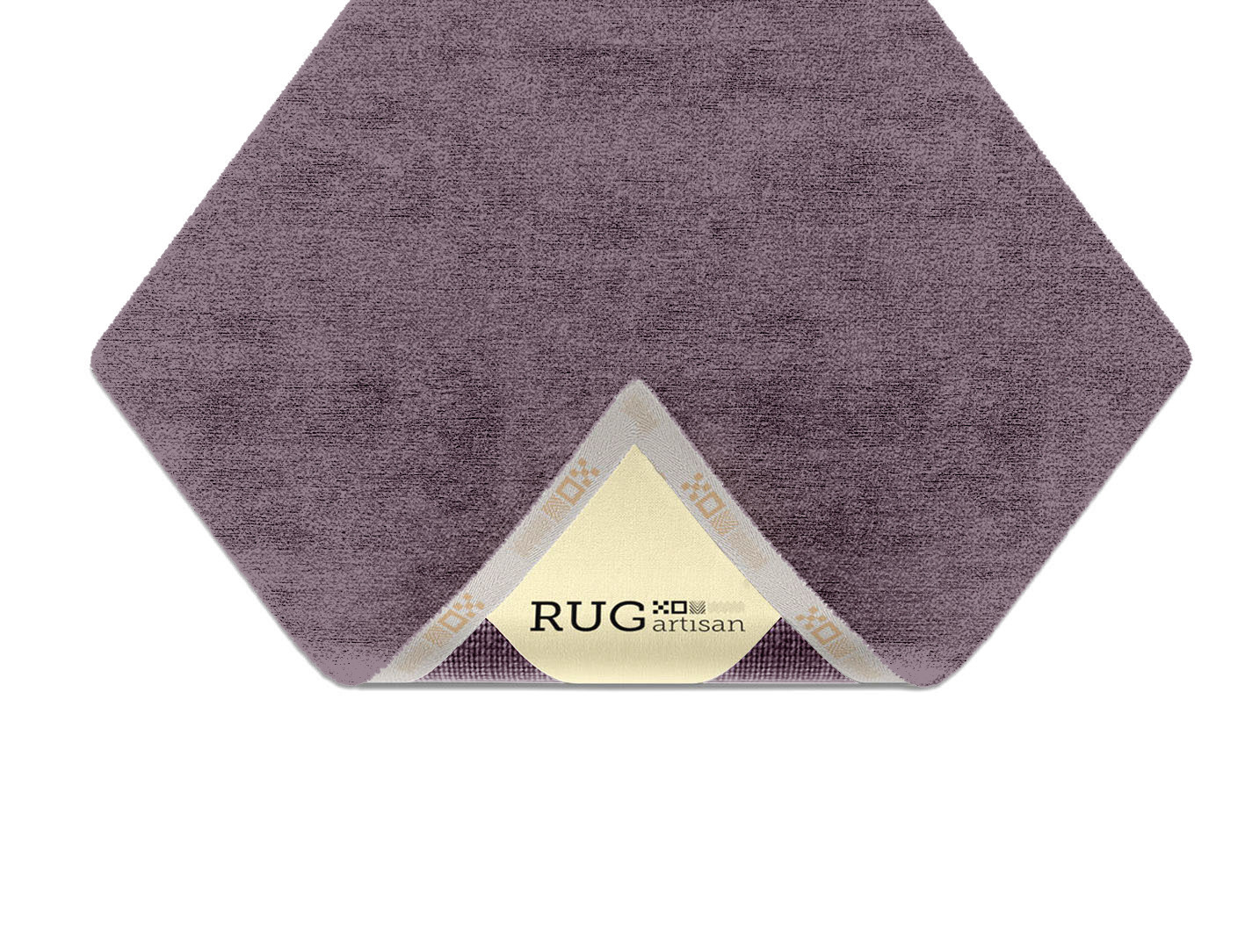 RA-EM08 Solid Colors Diamond Hand Knotted Bamboo Silk Custom Rug by Rug Artisan