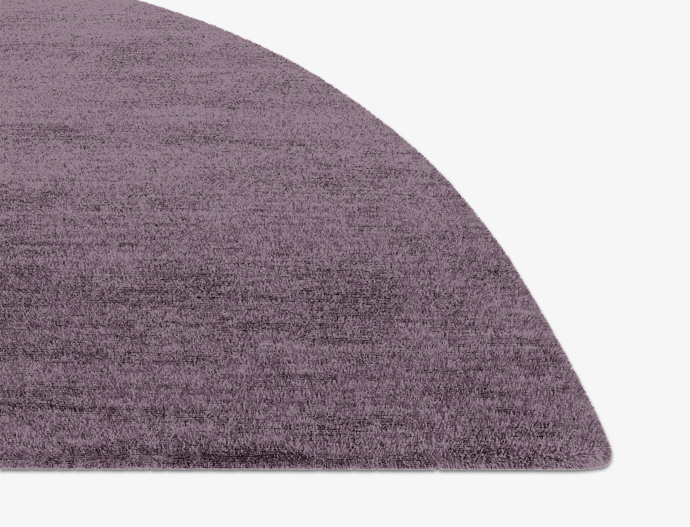 RA-EM08 Solid Colors Halfmoon Hand Knotted Bamboo Silk Custom Rug by Rug Artisan