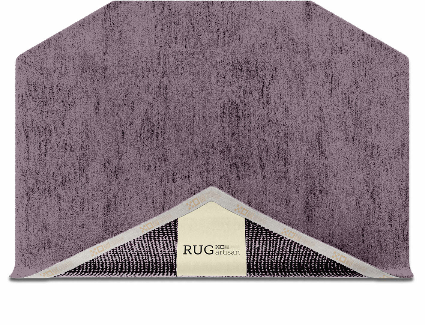 RA-EM08 Solid Colors Hexagon Hand Knotted Bamboo Silk Custom Rug by Rug Artisan