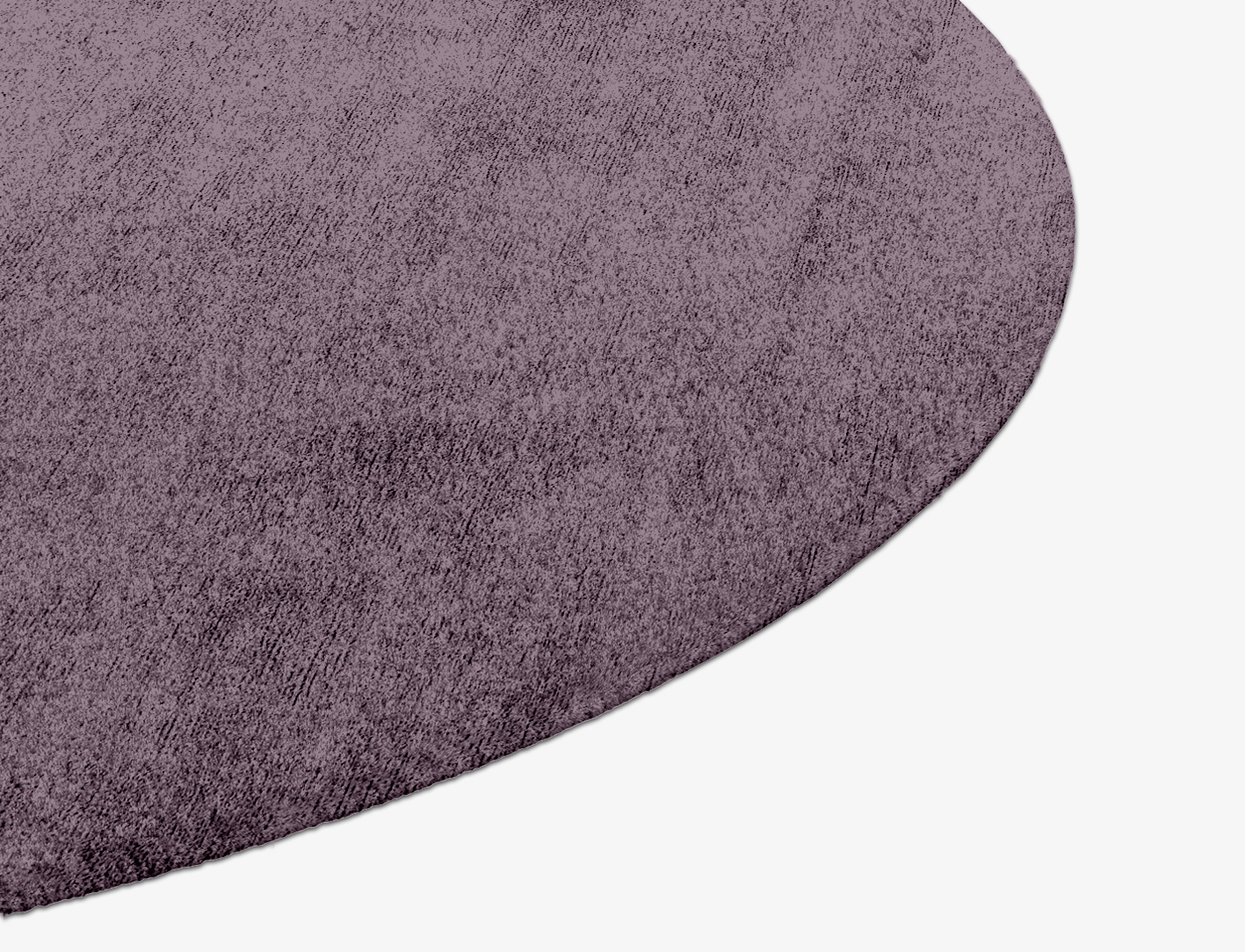 RA-EM08 Solid Colors Round Hand Knotted Bamboo Silk Custom Rug by Rug Artisan