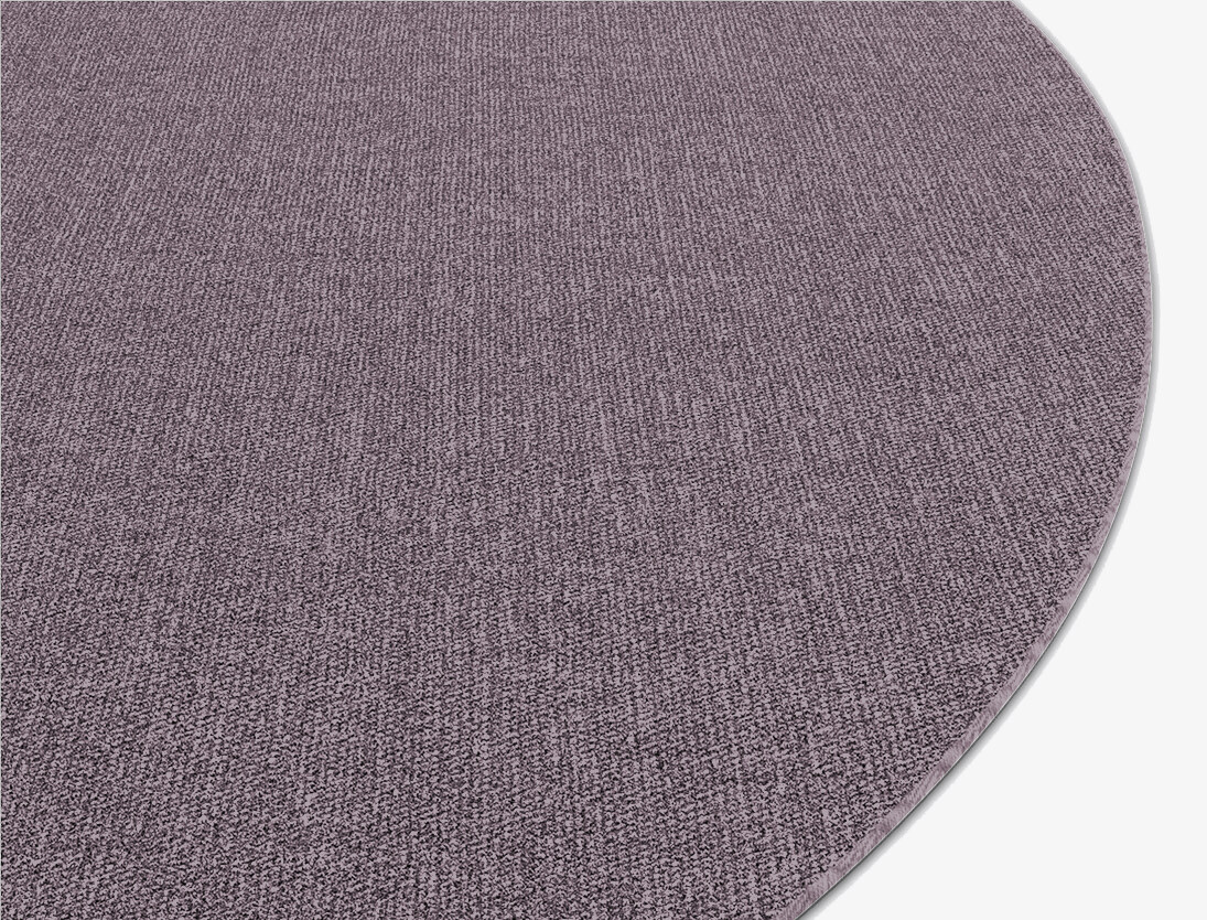 RA-EM08 Solid Colours Round Outdoor Recycled Yarn Custom Rug by Rug Artisan