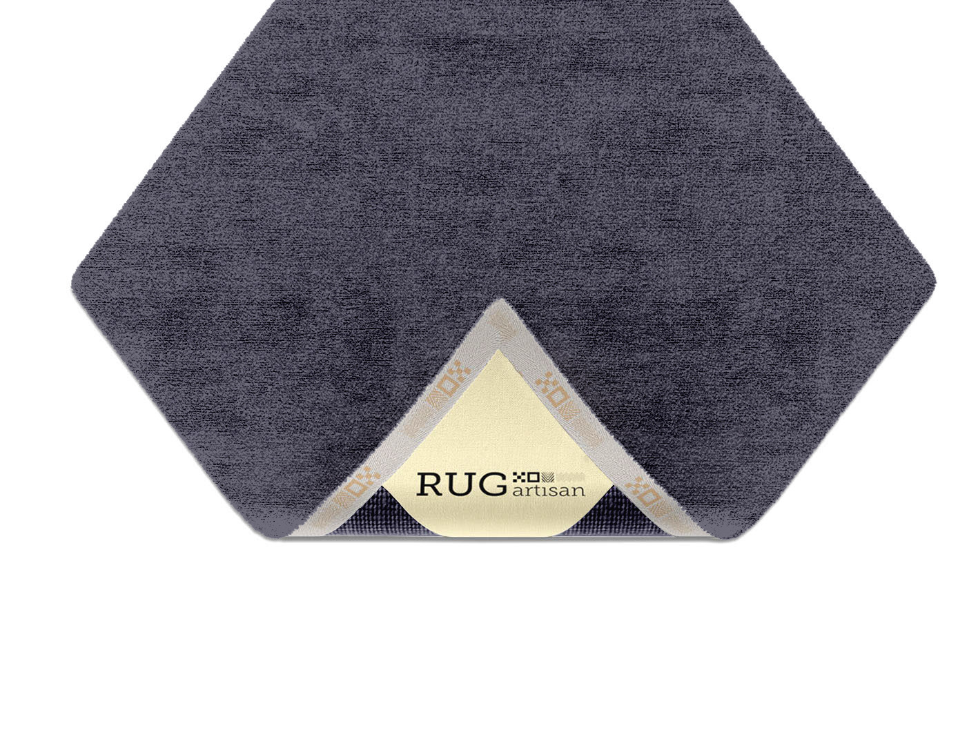RA-EP07 Solid Colors Diamond Hand Knotted Bamboo Silk Custom Rug by Rug Artisan
