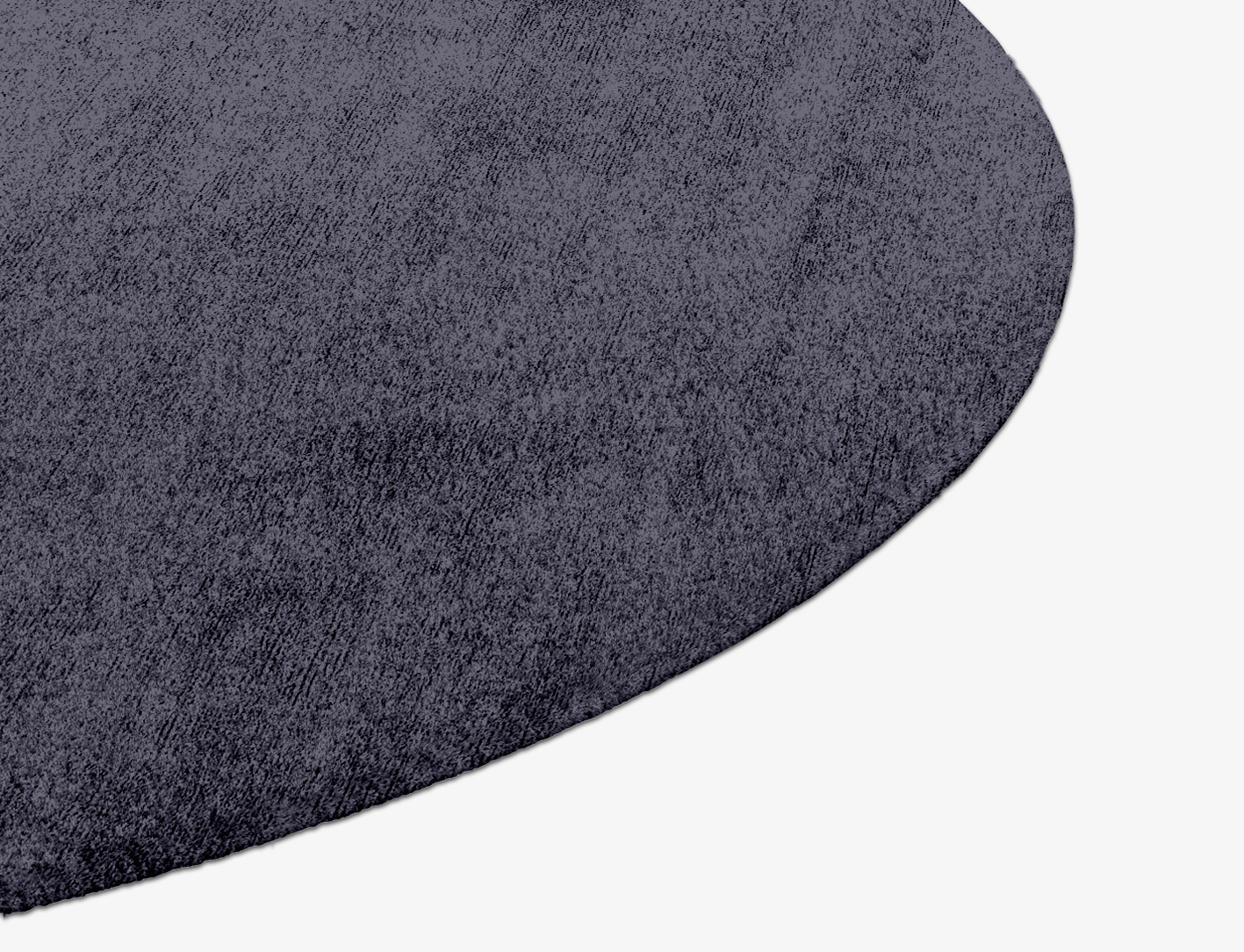 RA-EP07 Solid Colors Round Hand Knotted Bamboo Silk Custom Rug by Rug Artisan