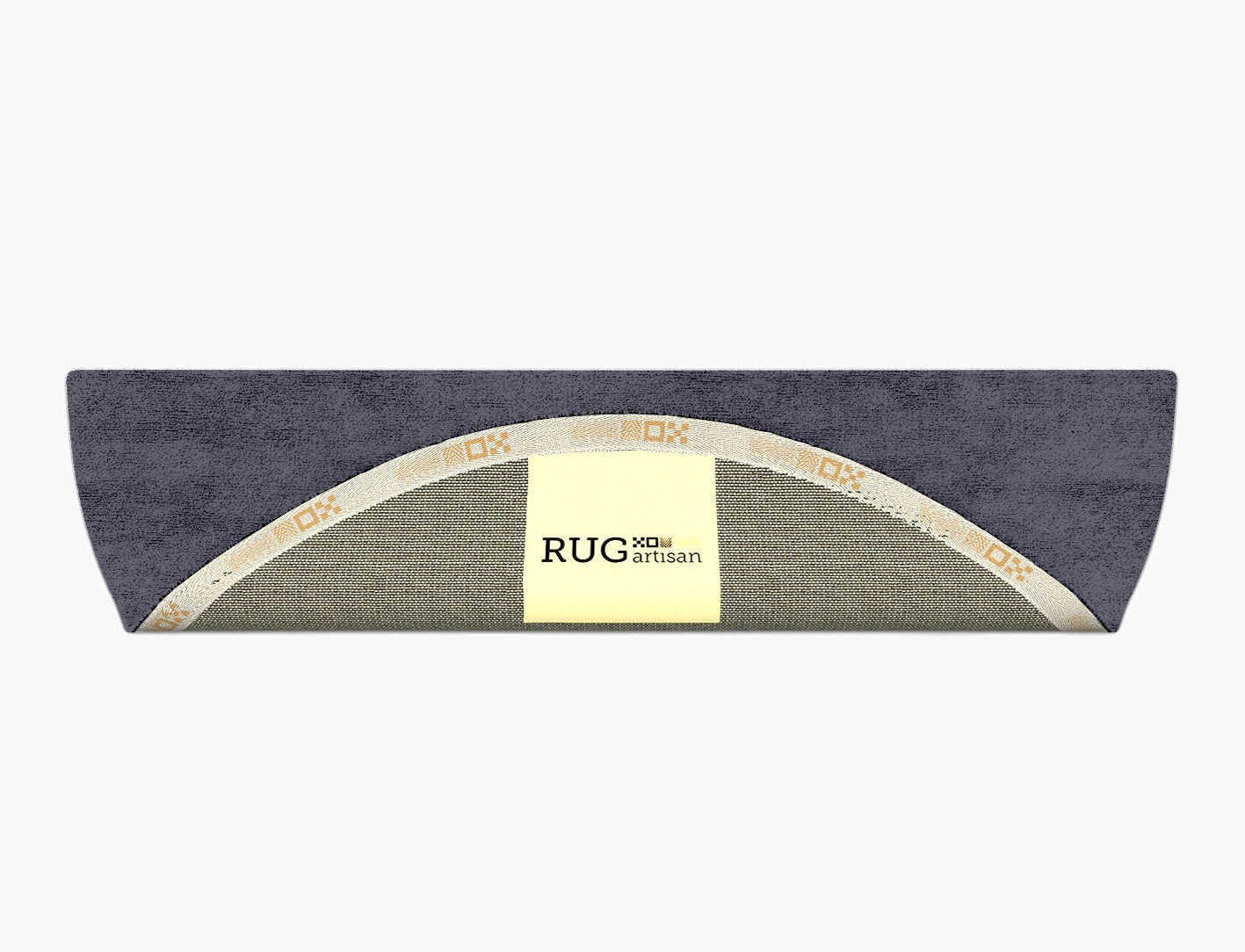 RA-EP07 Solid Colors Halfmoon Hand Tufted Bamboo Silk Custom Rug by Rug Artisan