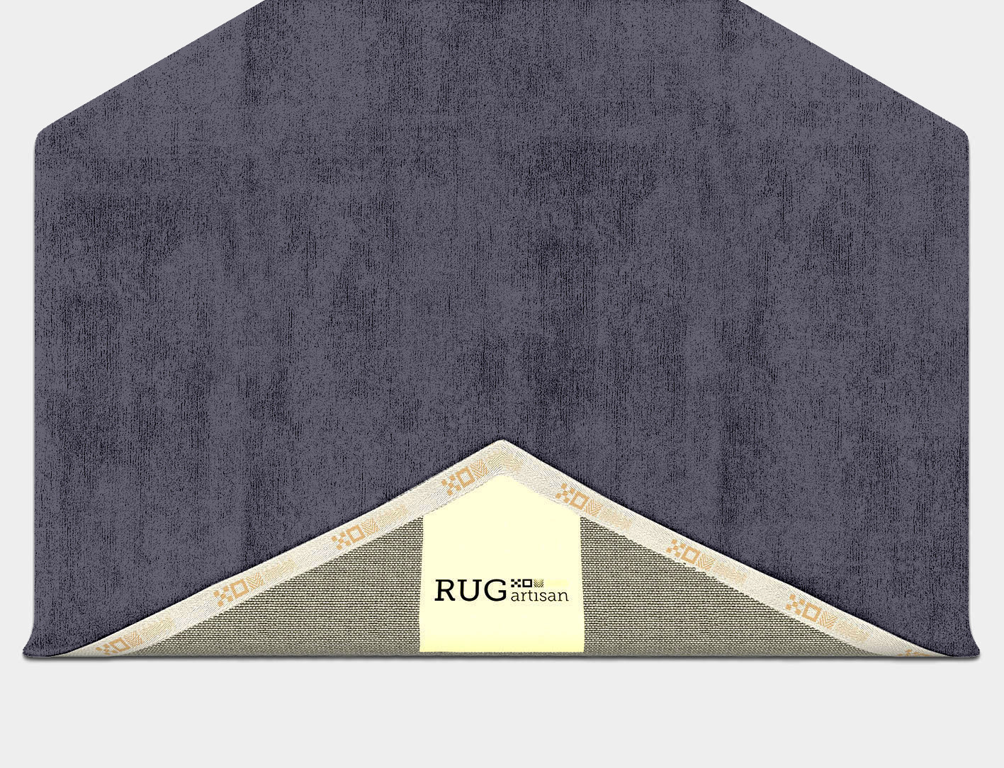 RA-EP07 Solid Colors Hexagon Hand Tufted Bamboo Silk Custom Rug by Rug Artisan