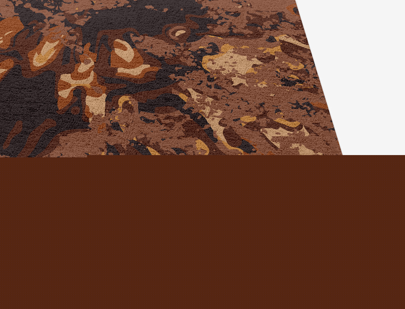 Radiation Surface Art Square Hand Tufted Pure Wool Custom Rug by Rug Artisan