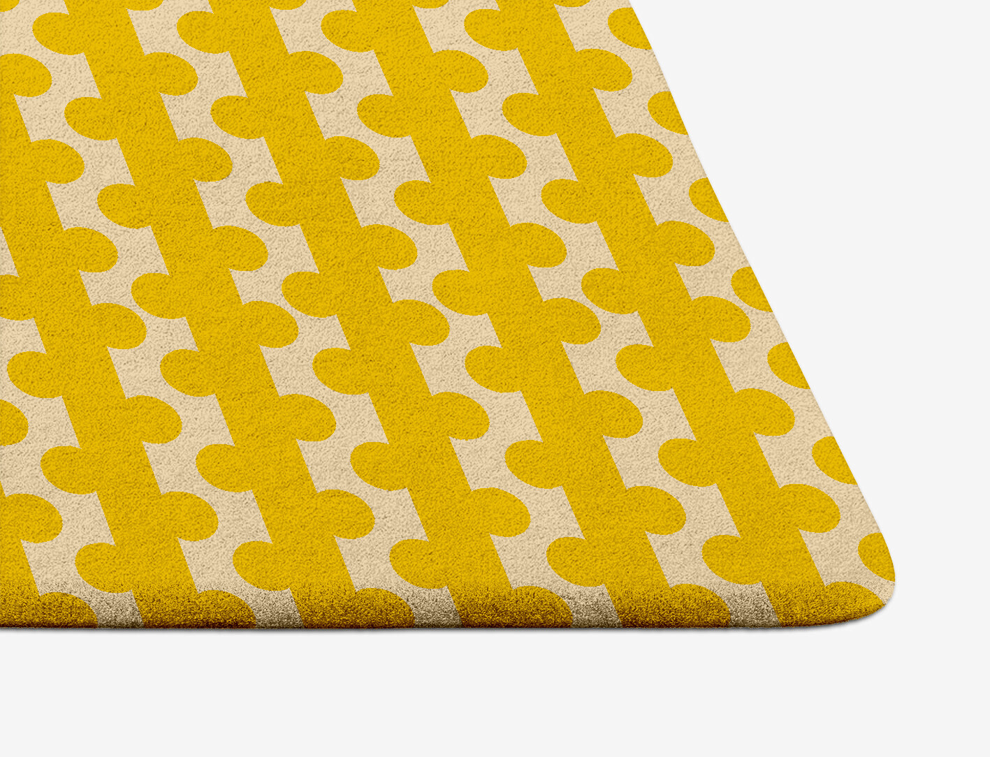 Railroad Geometric Arch Hand Tufted Pure Wool Custom Rug by Rug Artisan