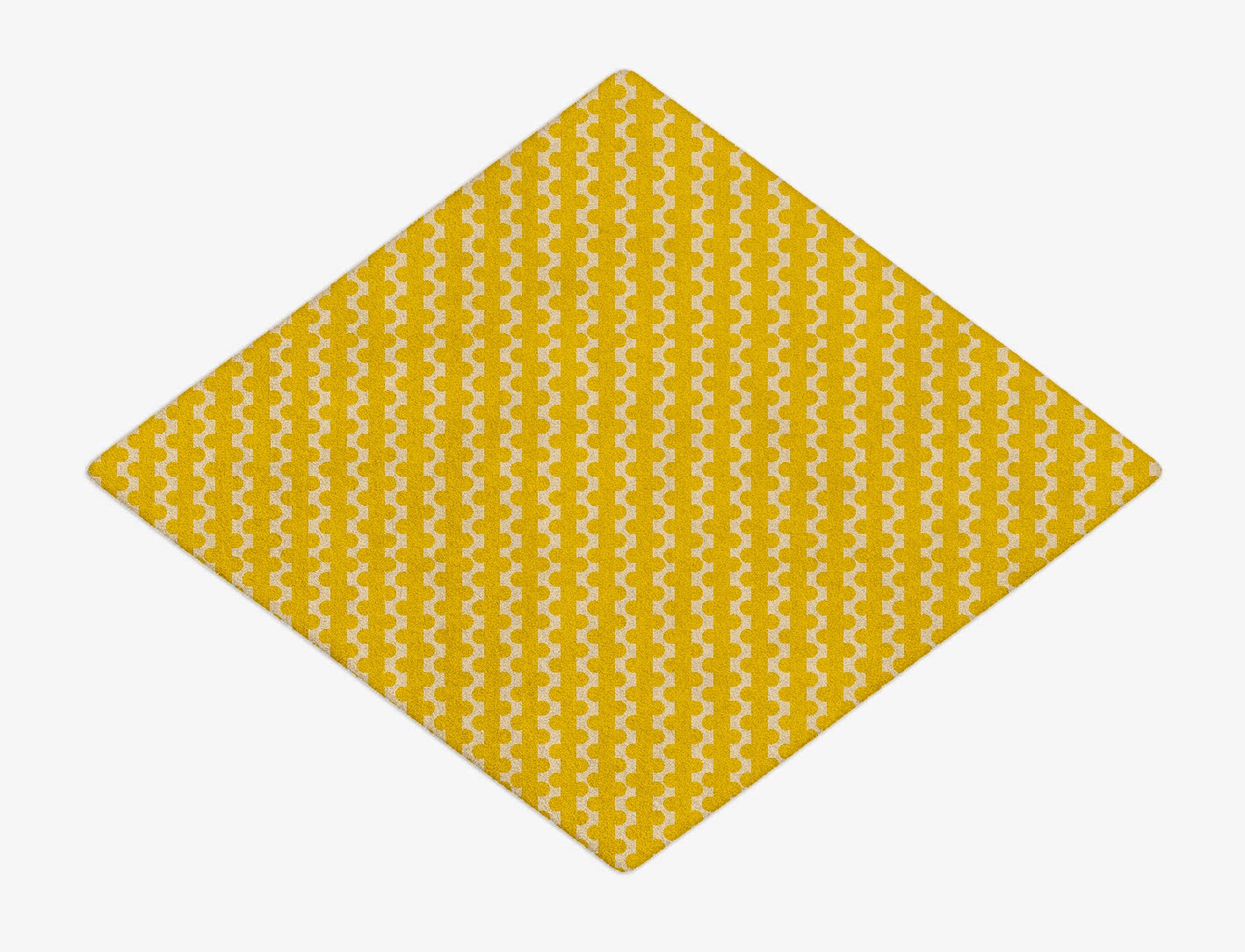 Railroad Geometric Diamond Hand Tufted Pure Wool Custom Rug by Rug Artisan
