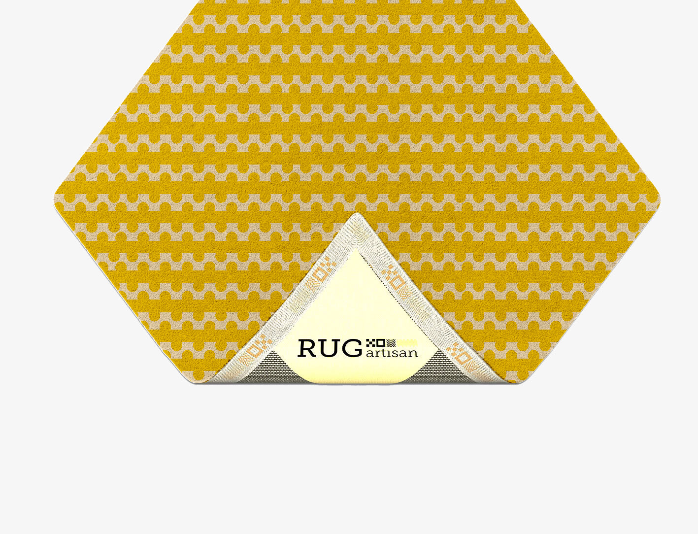 Railroad Geometric Diamond Hand Tufted Pure Wool Custom Rug by Rug Artisan