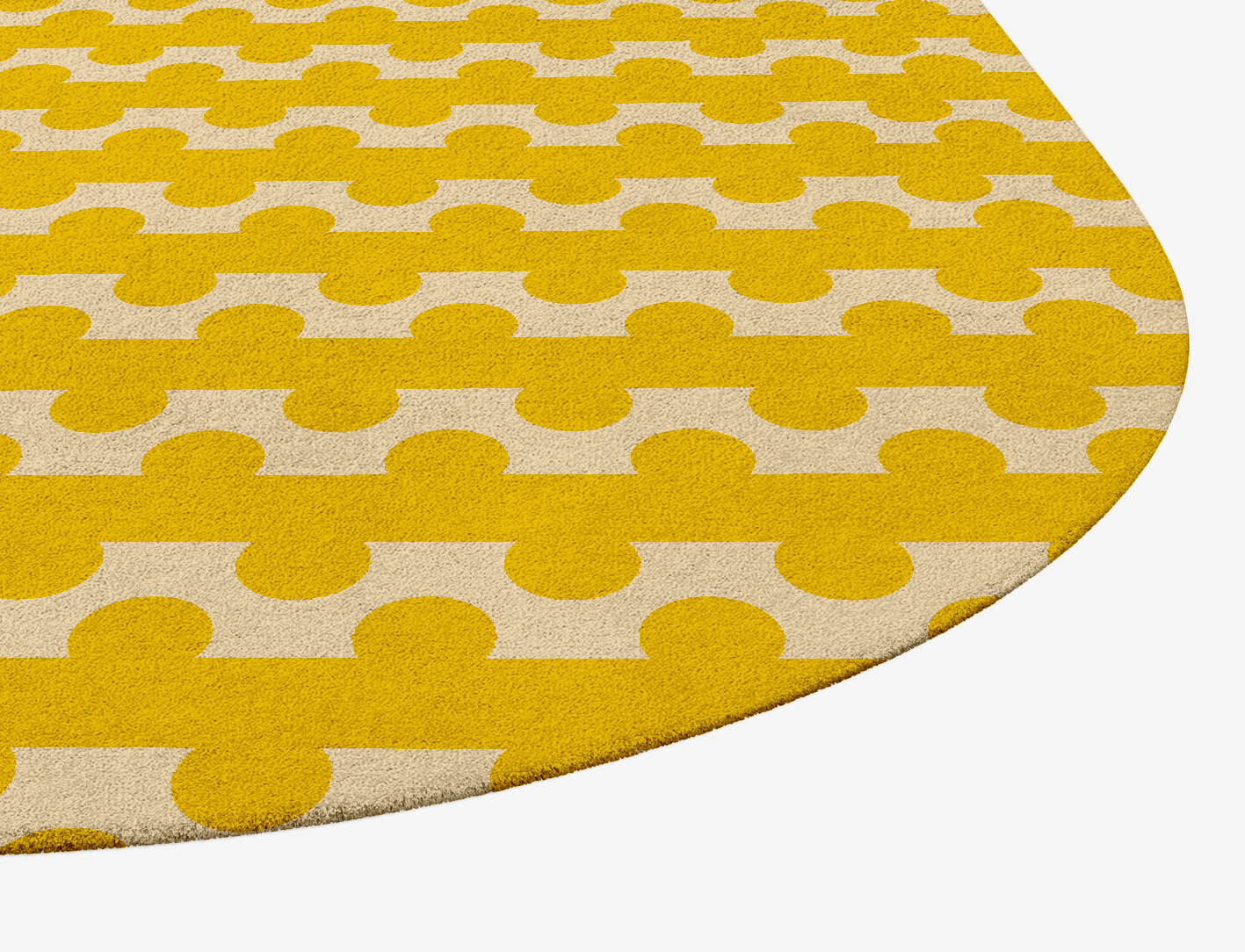 Railroad Geometric Eight Hand Tufted Pure Wool Custom Rug by Rug Artisan