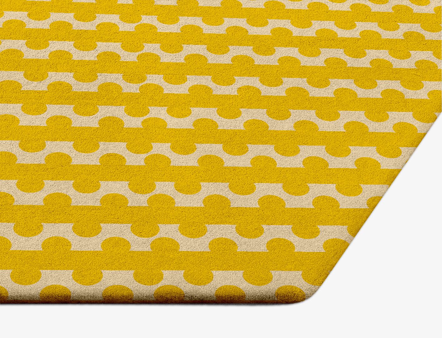 Railroad Geometric Hexagon Hand Tufted Pure Wool Custom Rug by Rug Artisan