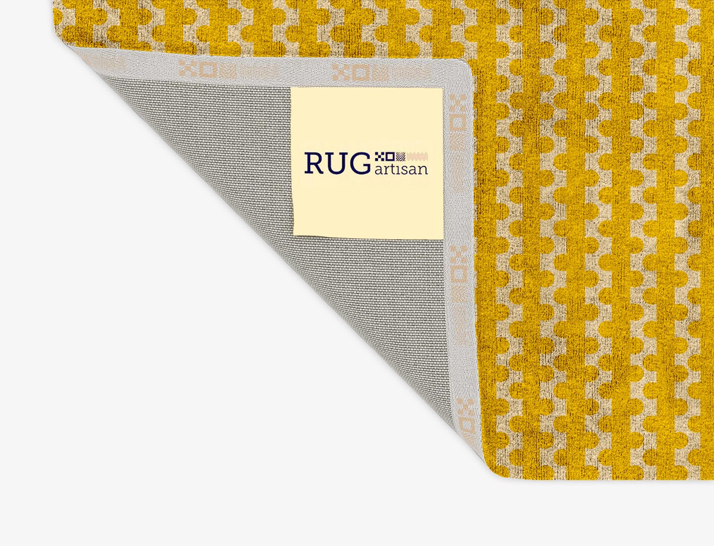 Railroad Geometric Rectangle Hand Tufted Bamboo Silk Custom Rug by Rug Artisan