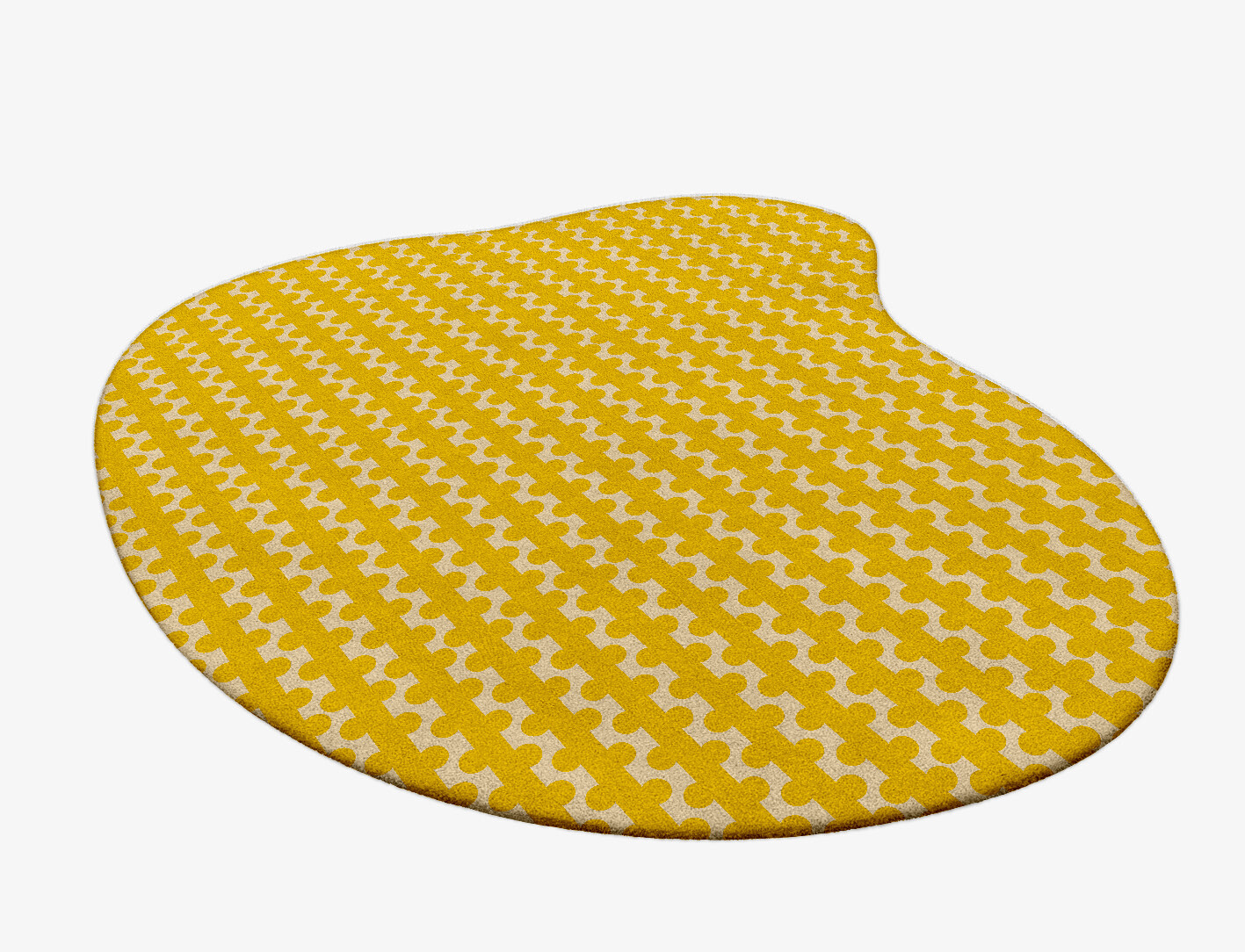 Railroad Geometric Splash Hand Tufted Pure Wool Custom Rug by Rug Artisan