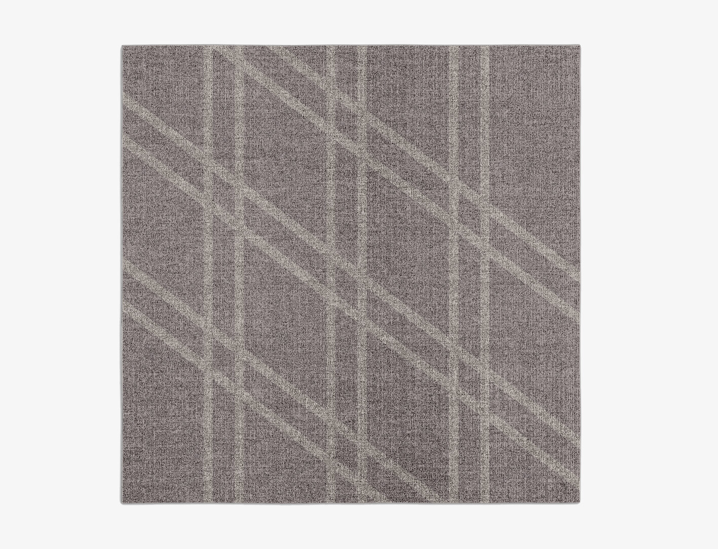 Rake Minimalist Square Flatweave New Zealand Wool Custom Rug by Rug Artisan