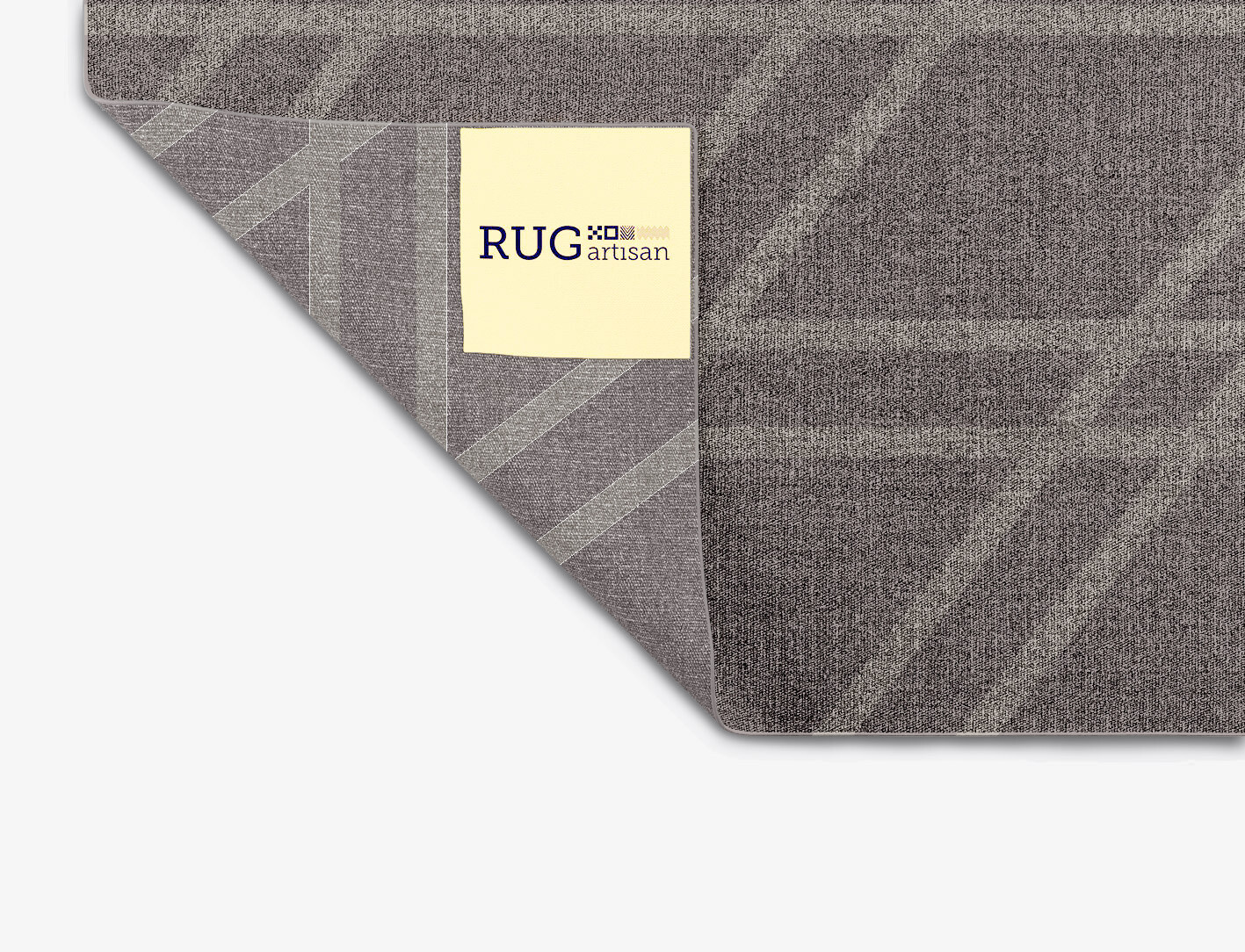 Rake Minimalist Square Flatweave New Zealand Wool Custom Rug by Rug Artisan