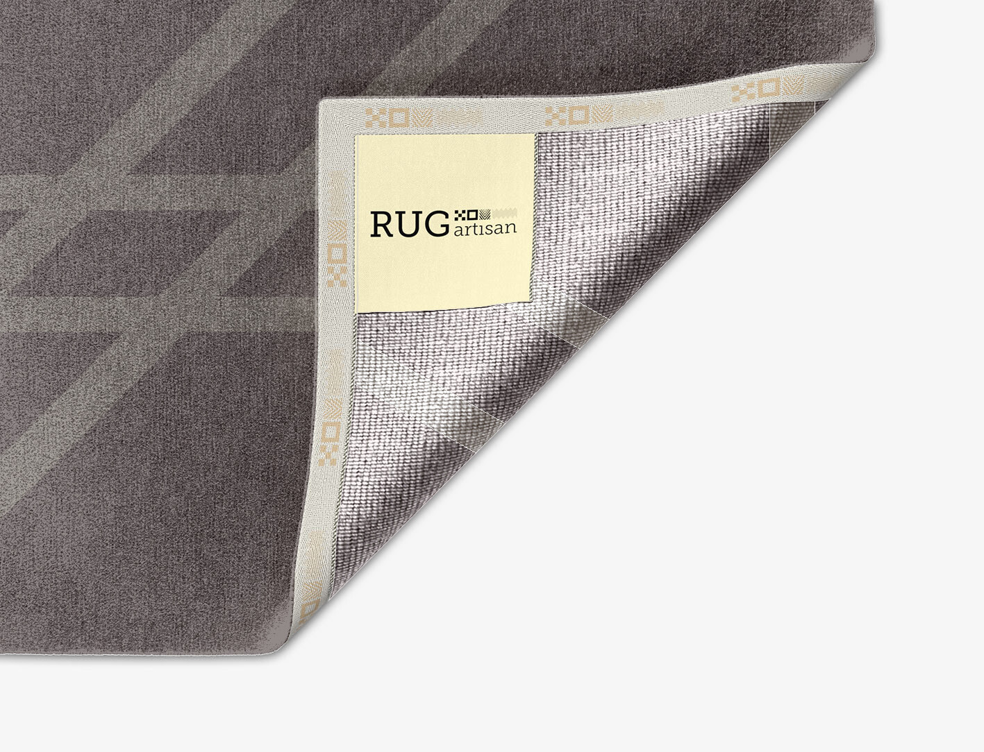 Rake Minimalist Arch Hand Knotted Tibetan Wool Custom Rug by Rug Artisan