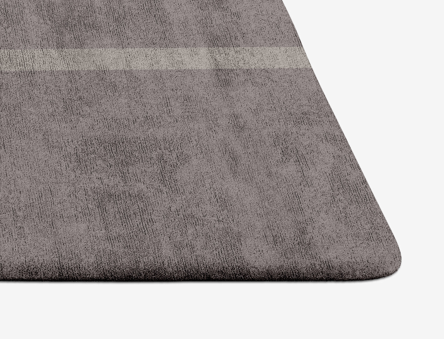 Rake Minimalist Arch Hand Tufted Bamboo Silk Custom Rug by Rug Artisan