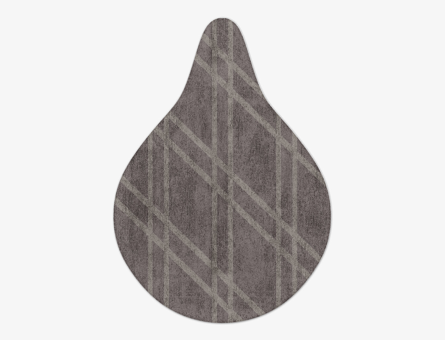 Rake Minimalist Drop Hand Tufted Bamboo Silk Custom Rug by Rug Artisan