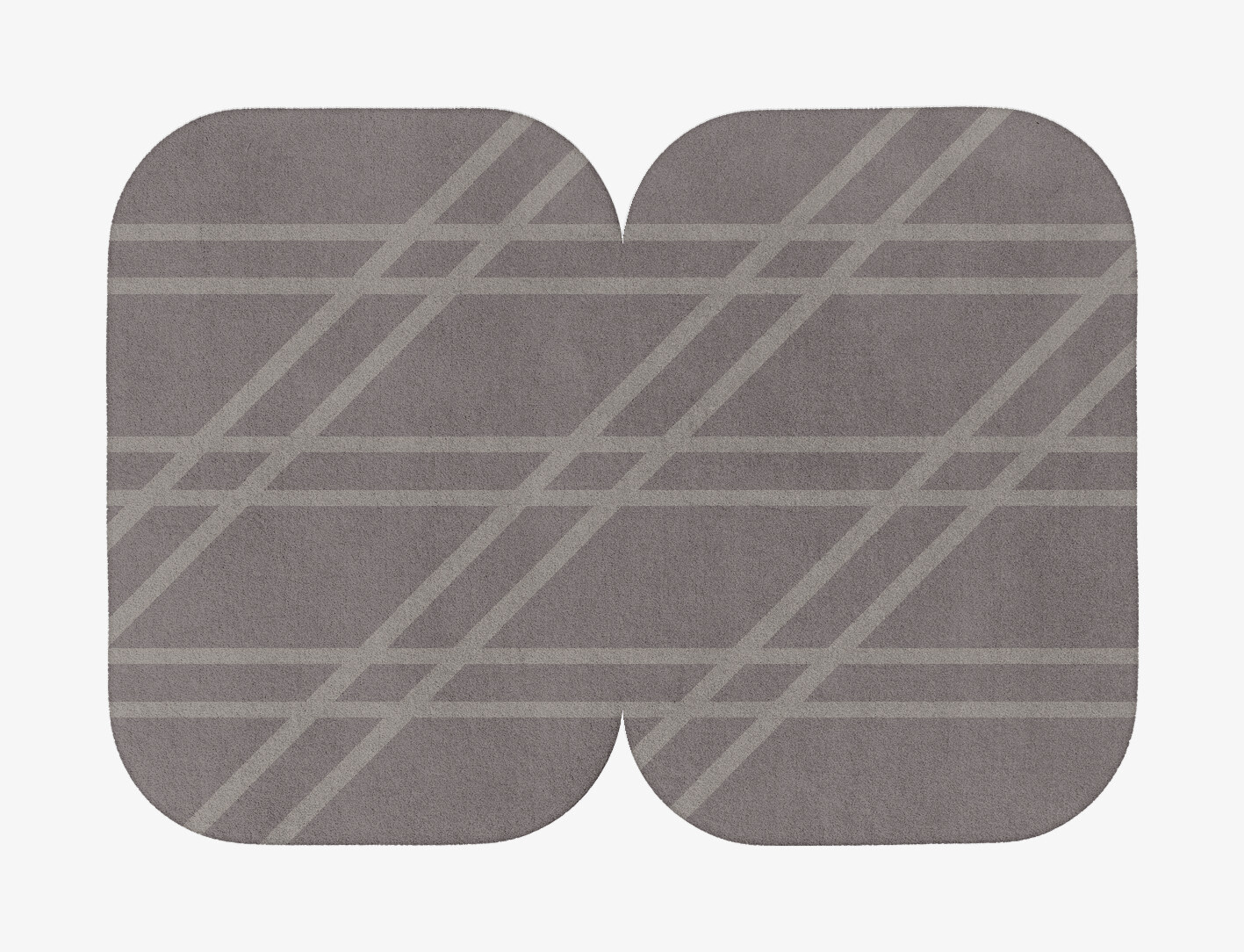Rake Minimalist Eight Hand Tufted Pure Wool Custom Rug by Rug Artisan