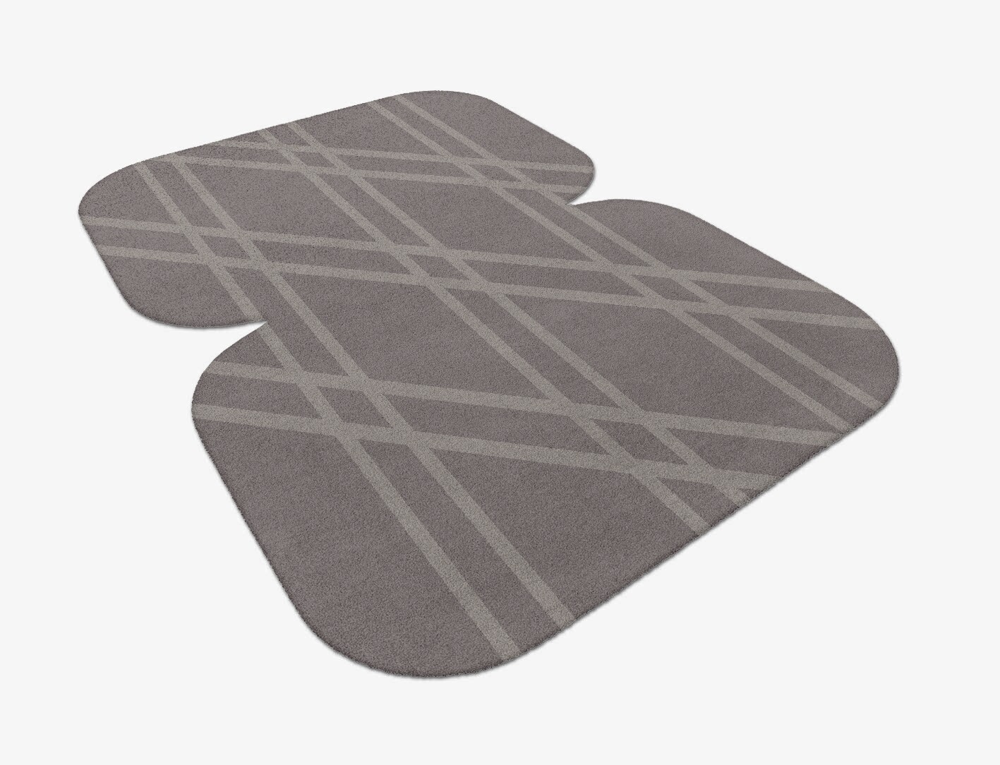 Rake Minimalist Eight Hand Tufted Pure Wool Custom Rug by Rug Artisan