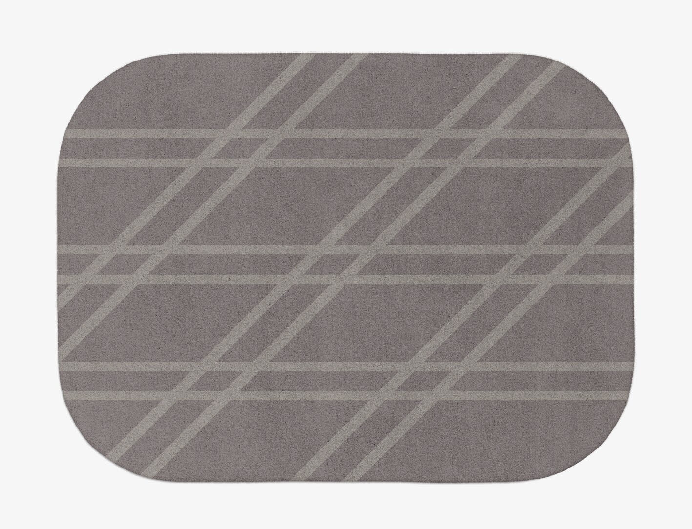 Rake Minimalist Oblong Hand Tufted Pure Wool Custom Rug by Rug Artisan