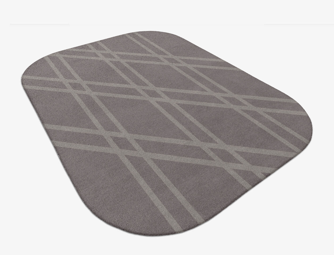 Rake Minimalist Oblong Hand Tufted Pure Wool Custom Rug by Rug Artisan