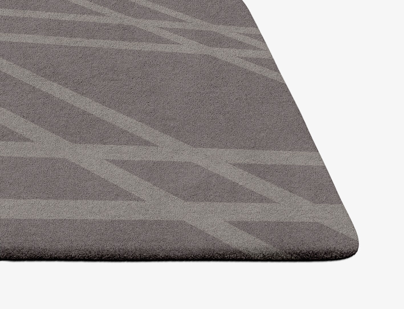 Rake Minimalist Ogee Hand Tufted Pure Wool Custom Rug by Rug Artisan