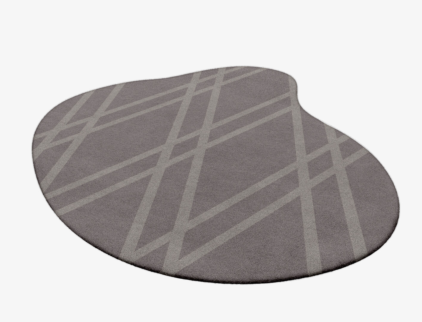 Rake Minimalist Splash Hand Tufted Pure Wool Custom Rug by Rug Artisan
