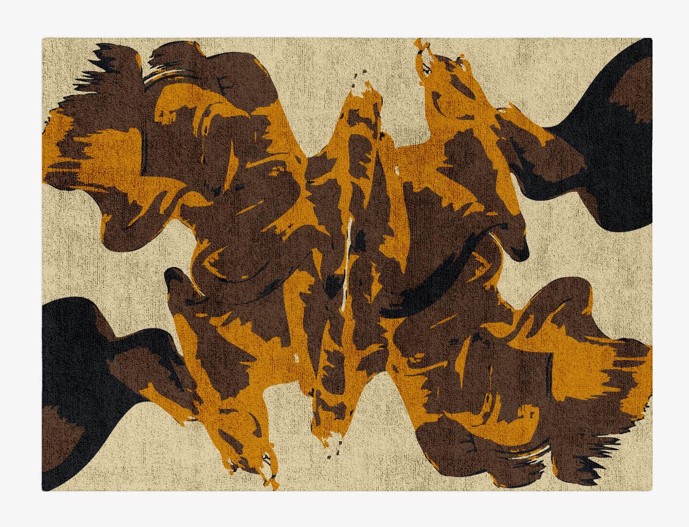 Rame Abstract Rectangle Hand Tufted Bamboo Silk Custom Rug by Rug Artisan