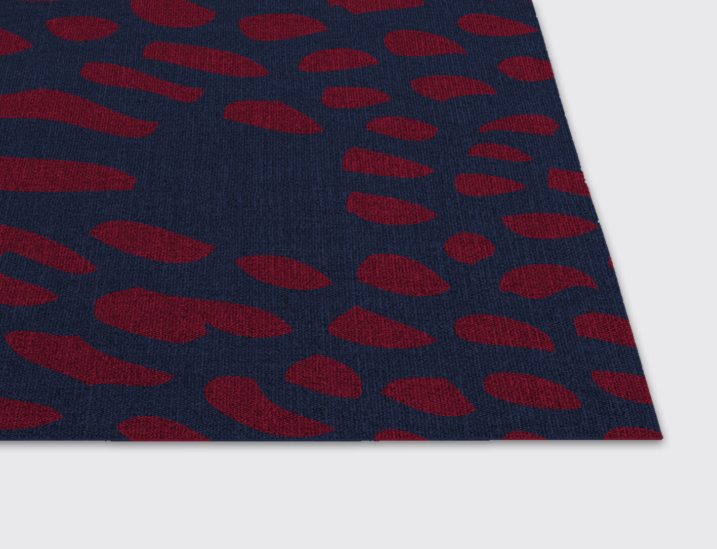 Ramp Abstract Rectangle Flatweave New Zealand Wool Custom Rug by Rug Artisan