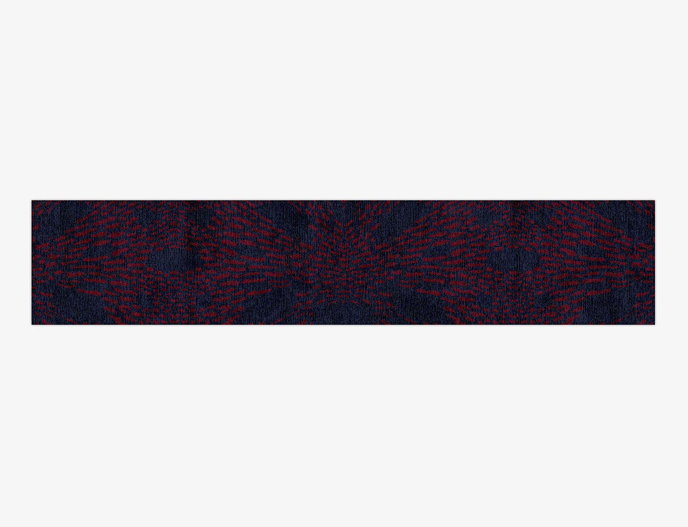 Ramp Abstract Runner Hand Knotted Bamboo Silk Custom Rug by Rug Artisan