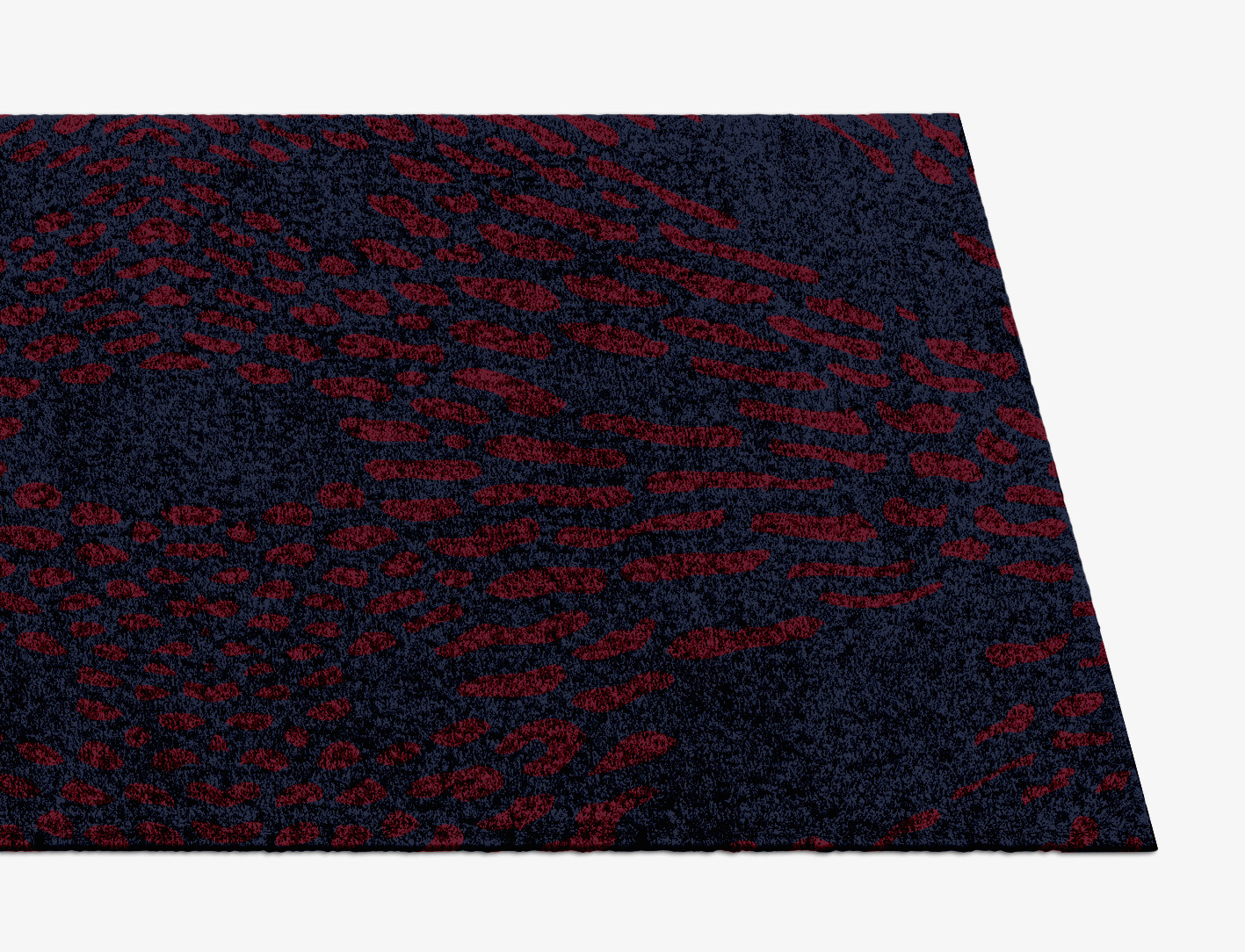 Ramp Abstract Runner Hand Knotted Bamboo Silk Custom Rug by Rug Artisan