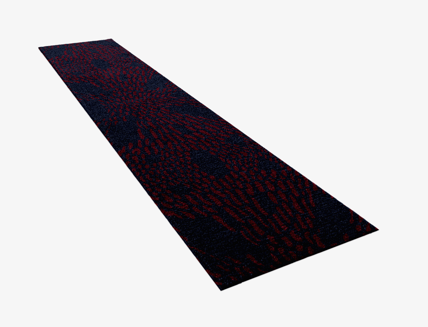 Ramp Abstract Runner Hand Knotted Tibetan Wool Custom Rug by Rug Artisan