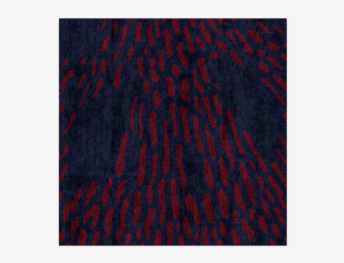 Ramp Abstract Square Hand Knotted Bamboo Silk Custom Rug by Rug Artisan