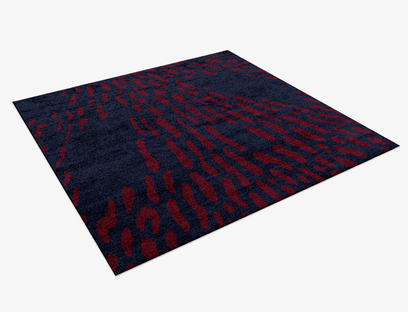 Ramp Abstract Square Hand Knotted Bamboo Silk Custom Rug by Rug Artisan