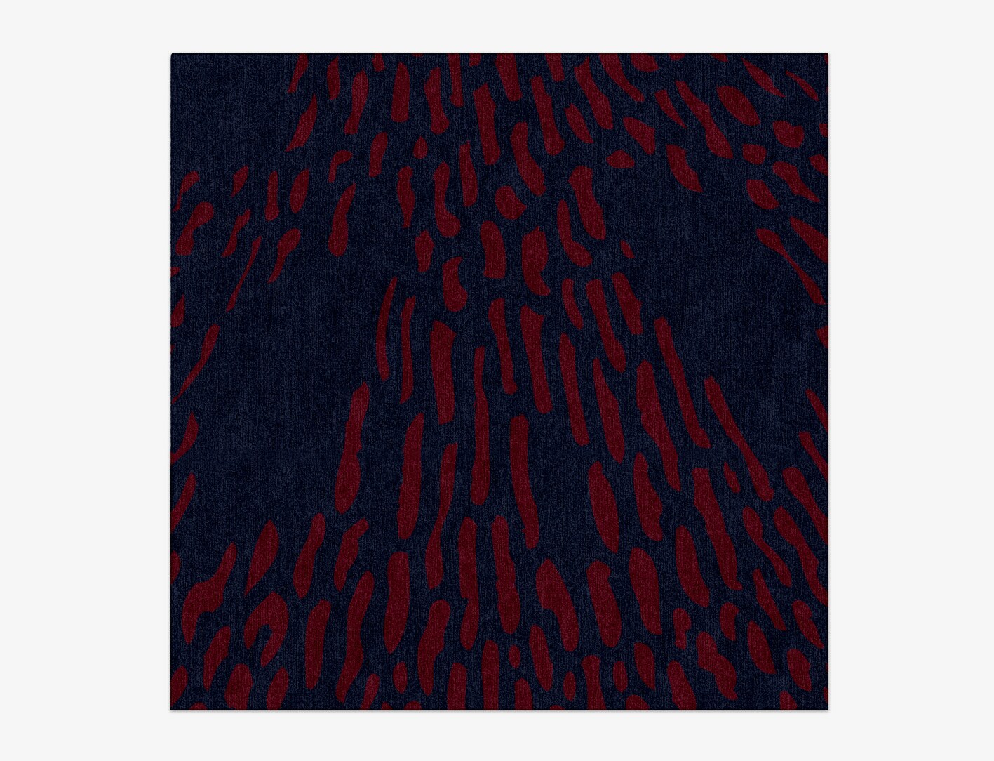 Ramp Abstract Square Hand Knotted Tibetan Wool Custom Rug by Rug Artisan