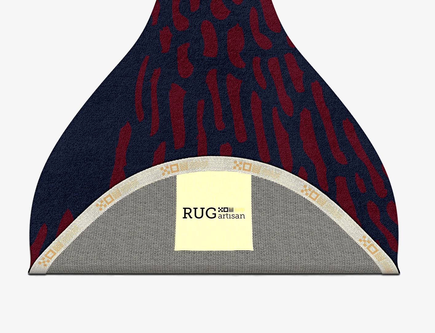 Ramp Abstract Drop Hand Tufted Pure Wool Custom Rug by Rug Artisan