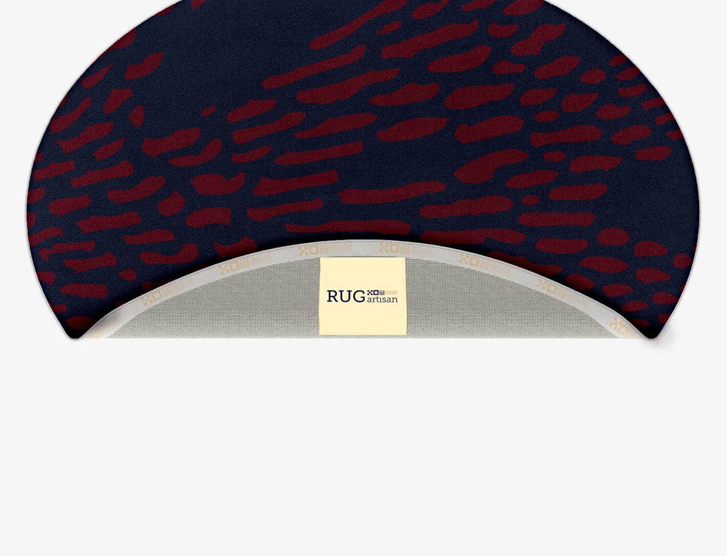 Ramp Abstract Oval Hand Tufted Pure Wool Custom Rug by Rug Artisan