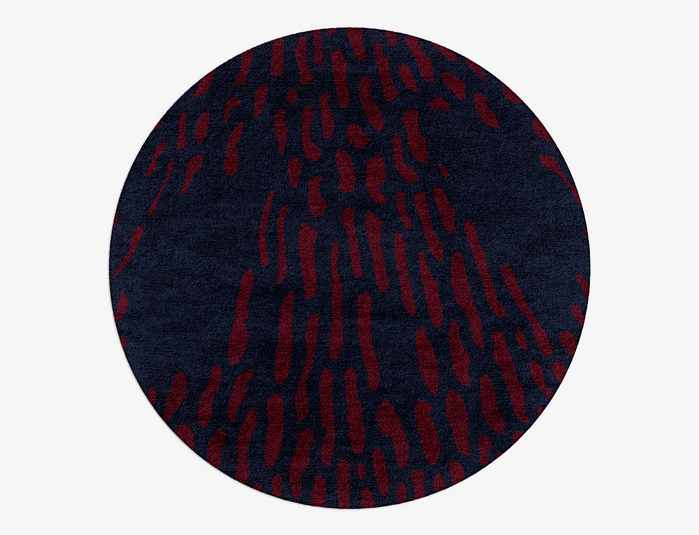 Ramp Abstract Round Hand Tufted Bamboo Silk Custom Rug by Rug Artisan