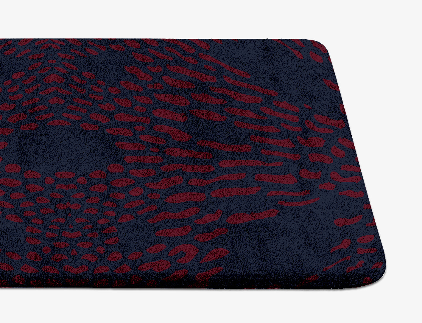 Ramp Abstract Runner Hand Tufted Bamboo Silk Custom Rug by Rug Artisan