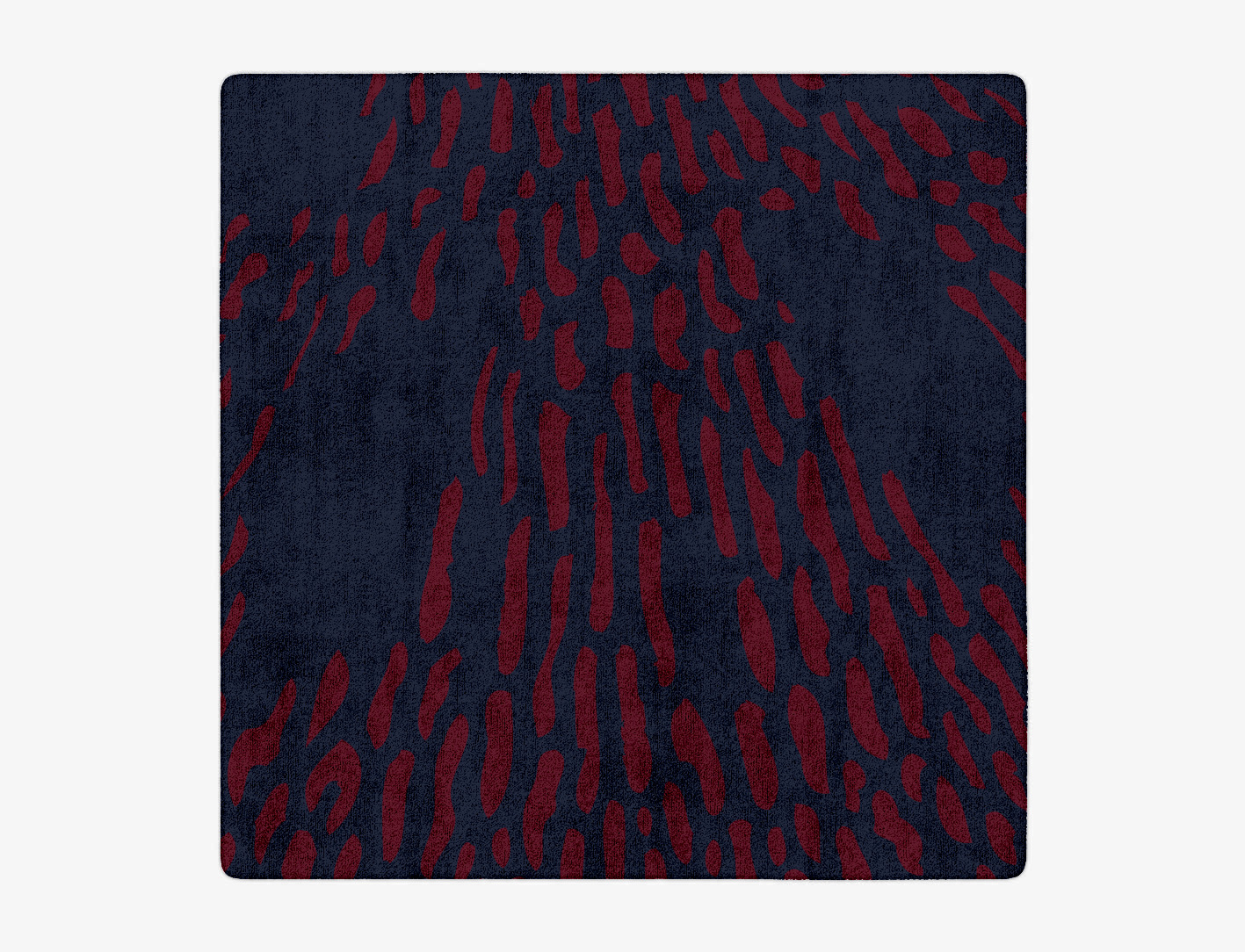 Ramp Abstract Square Hand Tufted Bamboo Silk Custom Rug by Rug Artisan