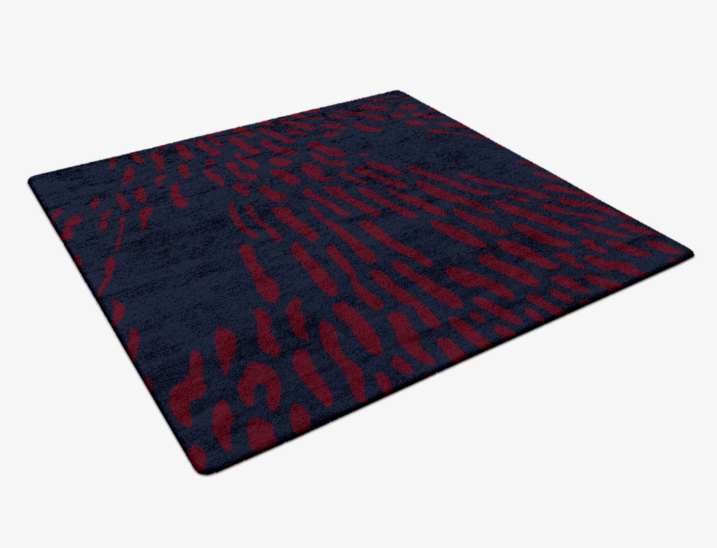 Ramp Abstract Square Hand Tufted Bamboo Silk Custom Rug by Rug Artisan